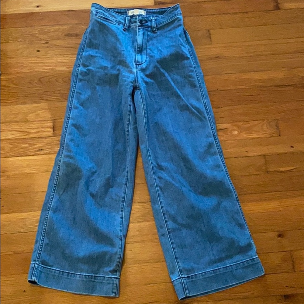 Madewell wide leg jeans